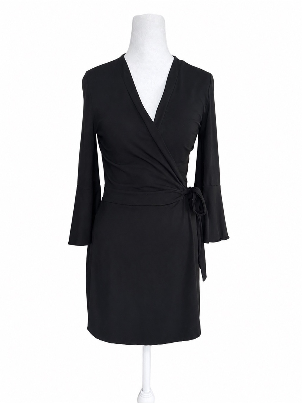 Lilly Pulitzer Womens Black Karlie Wrap Romper Jumpsuit Sz Small‎ Ruffle Sleeve